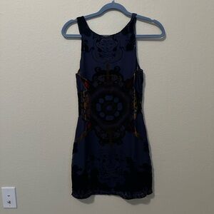 Velvet mini dress